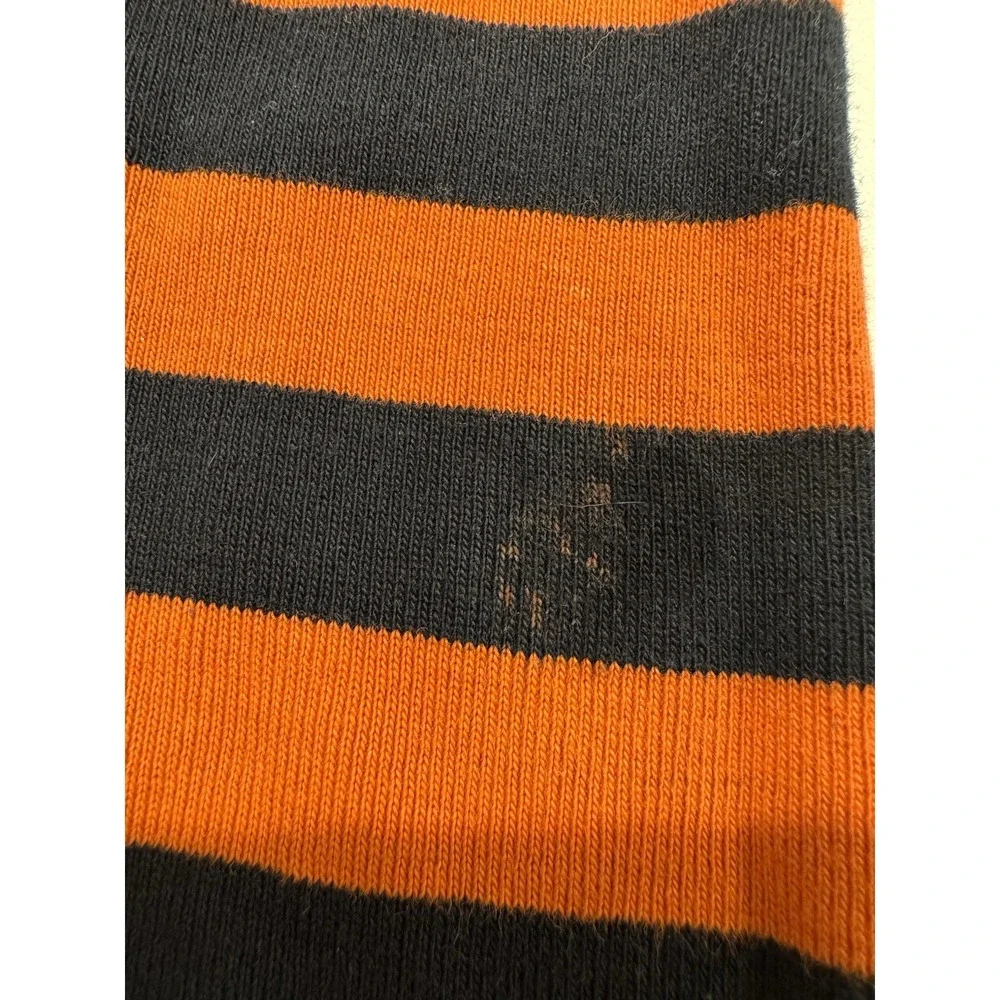 Hanna Andersson PJ Pants Size 110cm/ 5 Orange Striped Halloween Spooky Organic
